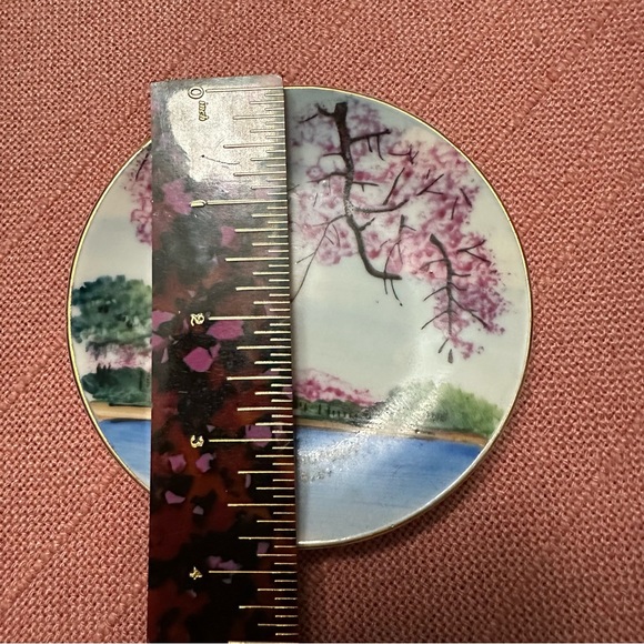 Vintage Washington Monument Souvenir Plate - Hand-Painted Cherry Blossom - Picture 6 of 6